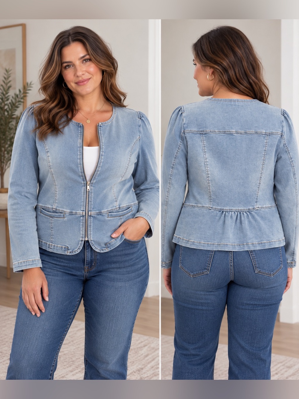 Pale Blue Denim Jacket